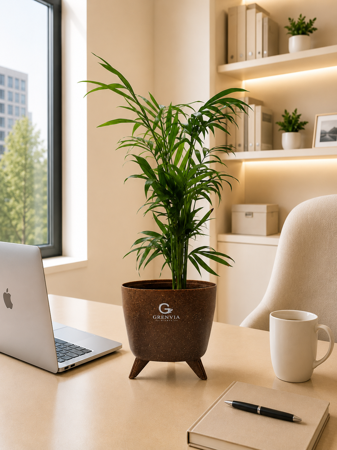 Palm Elegance-Tripod Stand Eco planter