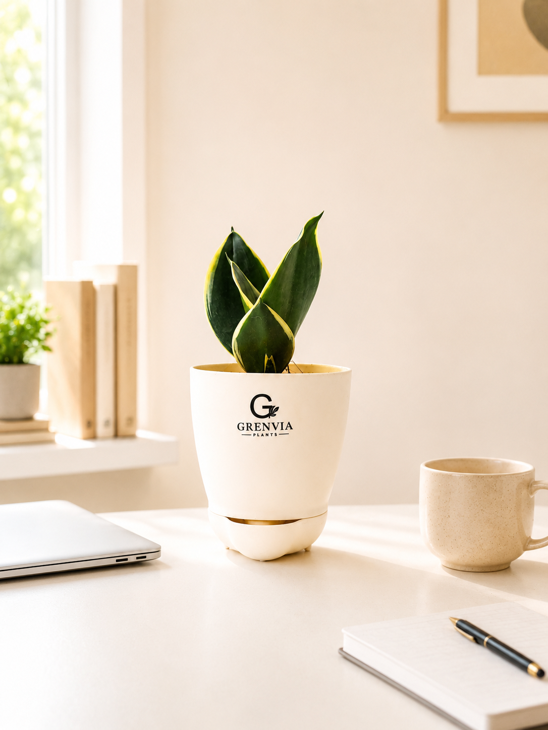 Snake Plant -Futura superba- Self watering planters