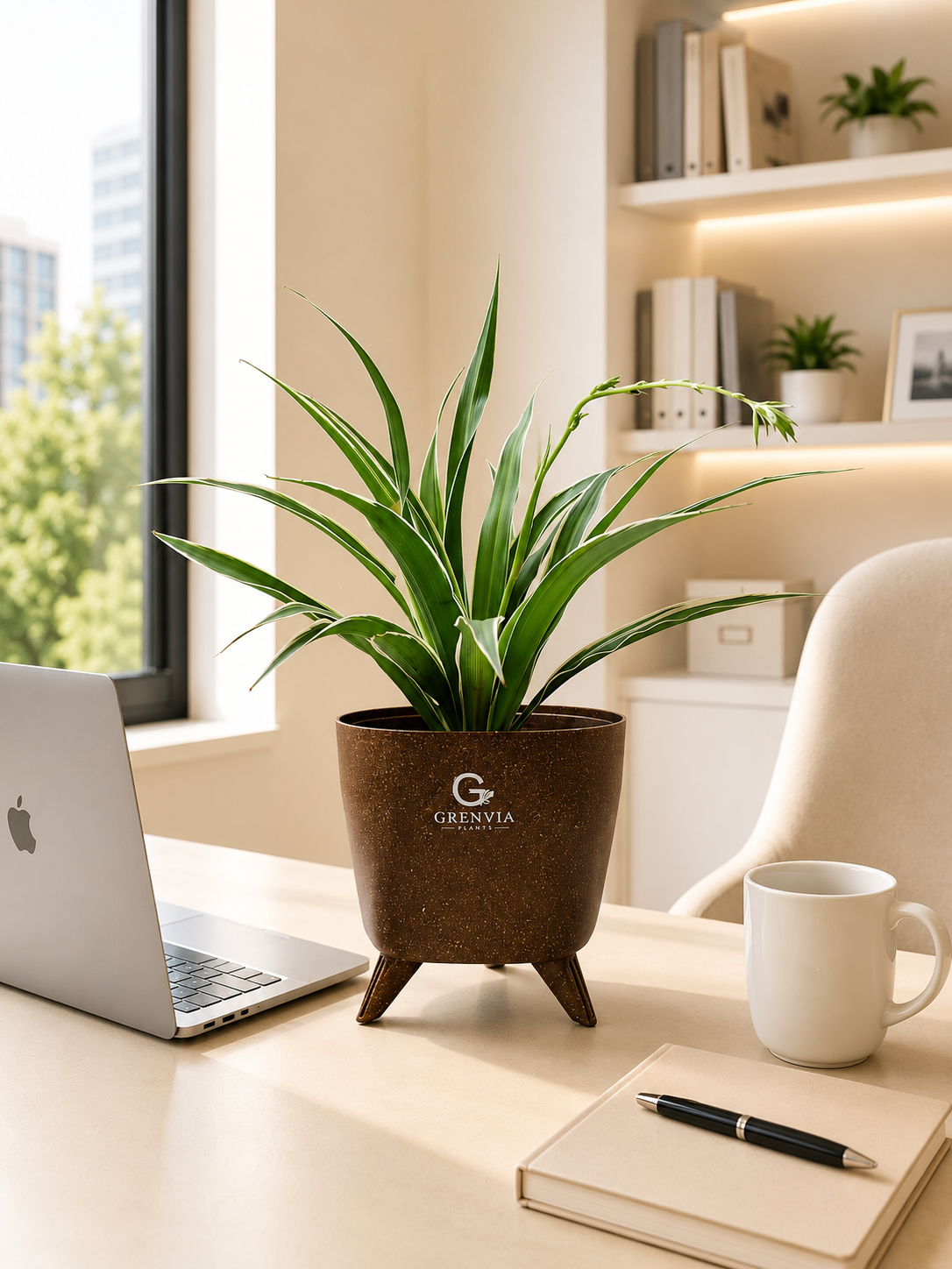 Spider Plant- Tripod Stand Eco planter