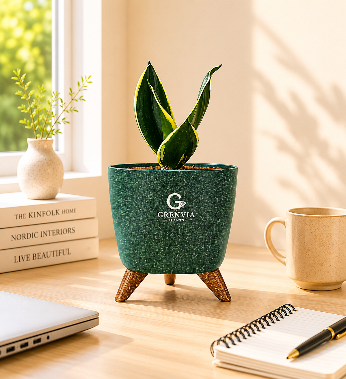 Snake Plant Mini-Tripod Collection